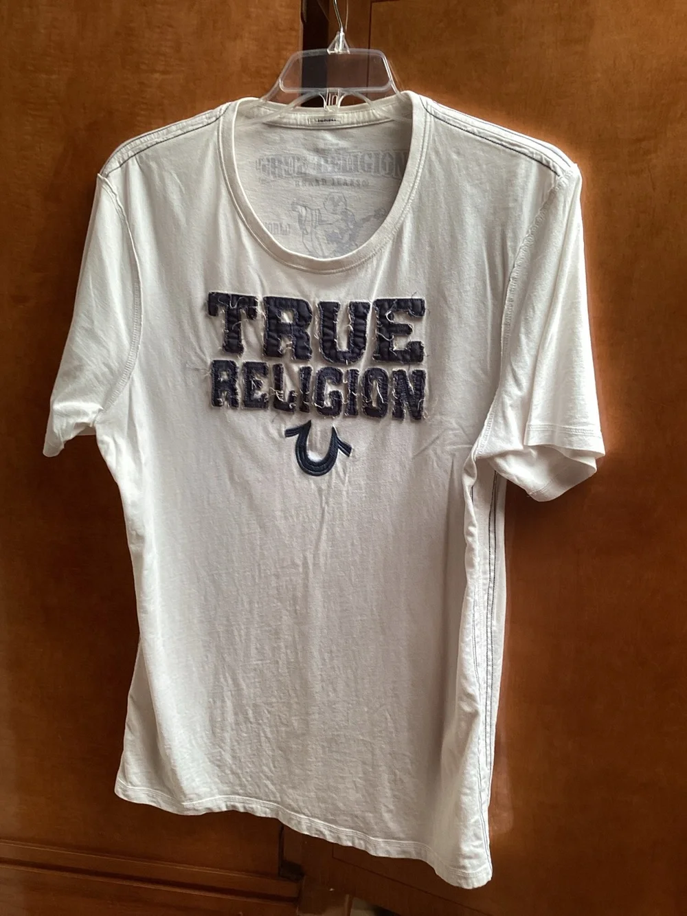 True Religion White Logo Tee. 771